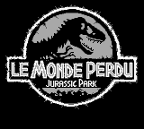 Jurassic Park title screen for GameBoy